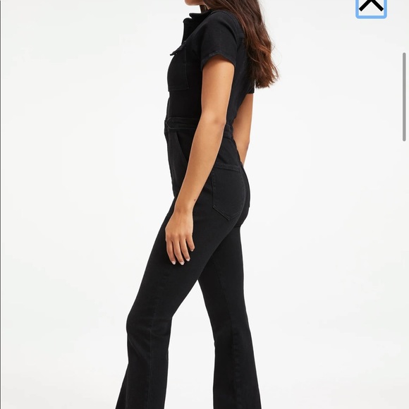 Good American Fit for Success Jumpsuit - Black - Size 0 - Picture 4 of 5